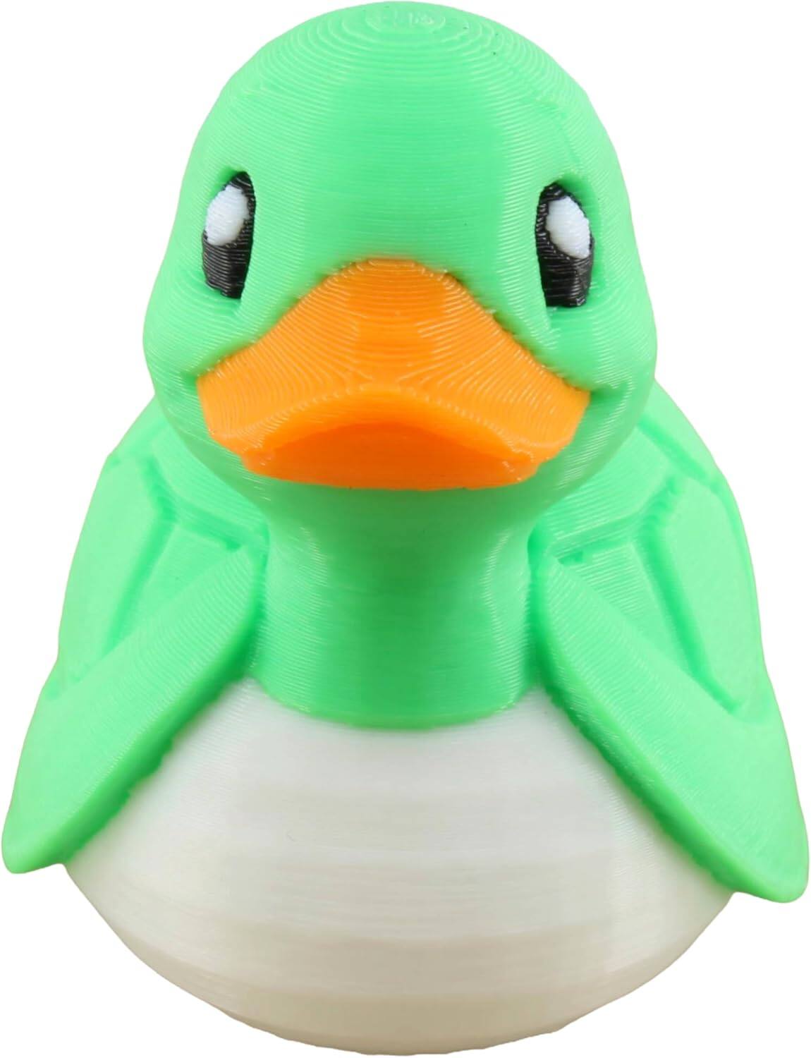 Angle. JuzToys - Turtle Duck Figurine, 4x4 Ducking, Fun Car Dashboard Accessory, Unique Turtle Gifts, Ducks for Cars by PowerTRC - Green.