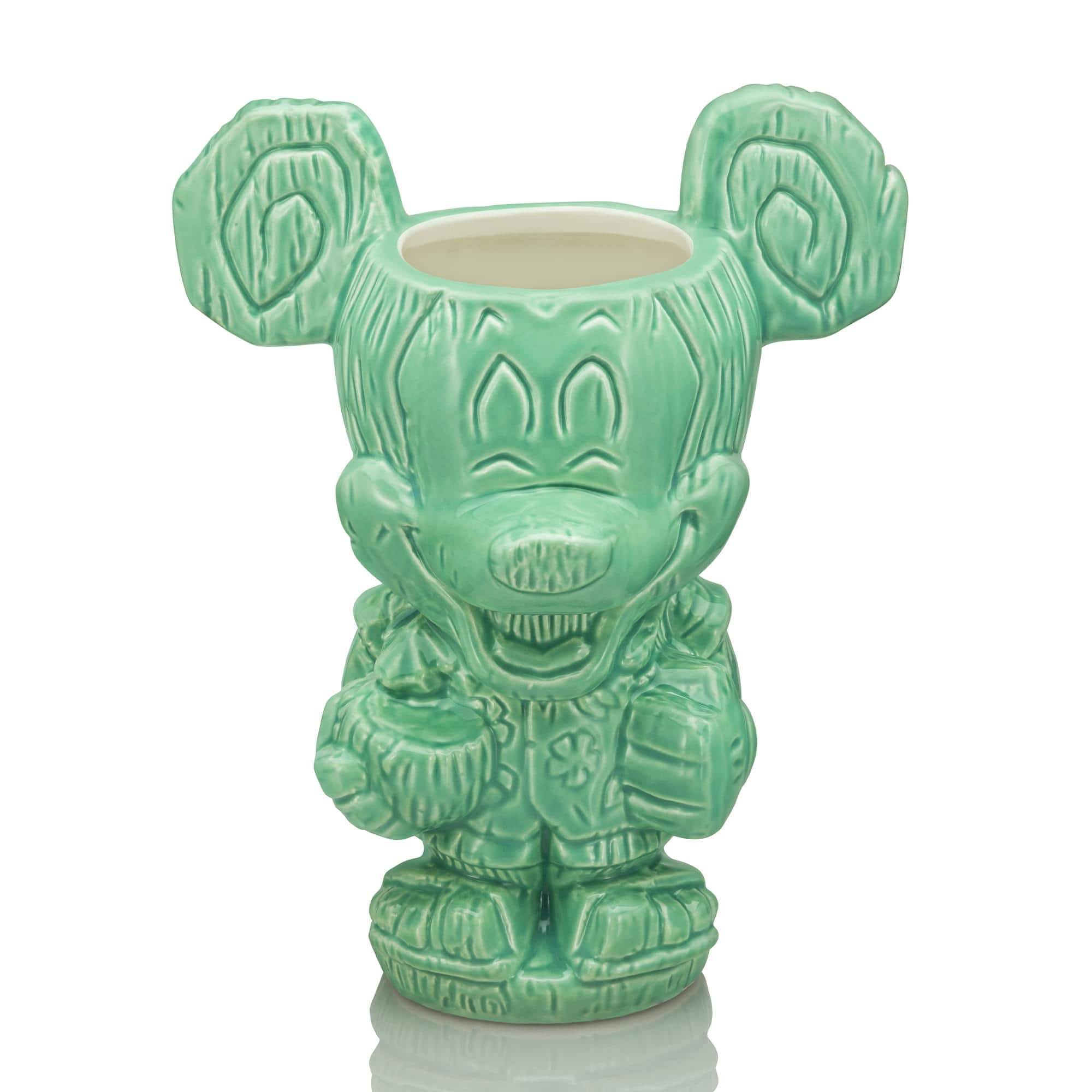 Photos - Mug / Cup Disney Geeki Tikis  Aloha Mickey Mouse Ceramic Mug | Holds 16 Ounces - Green 60096 