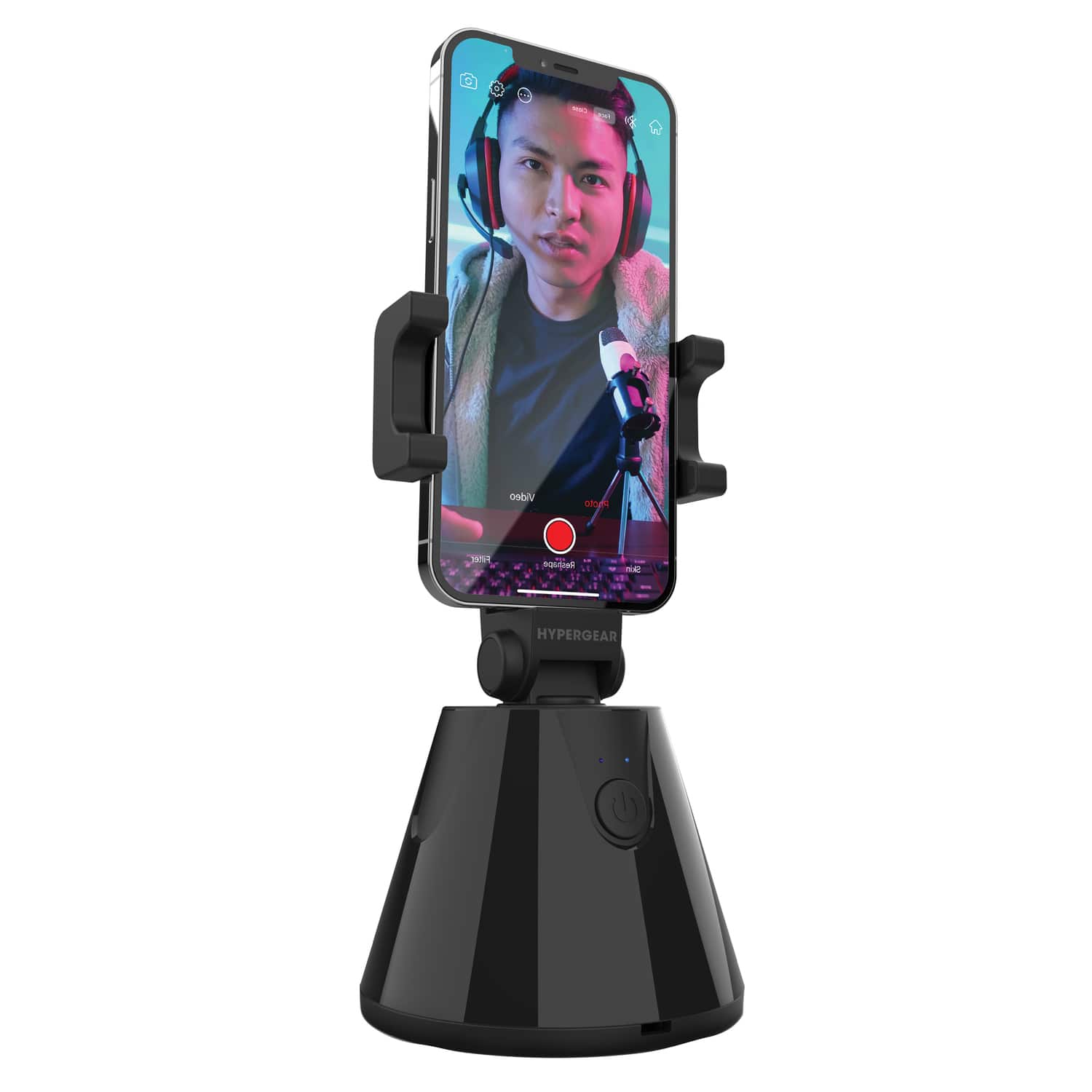 HyperGear - 15657 Hyperview Auto-tracking Universal Phone Mount - Black