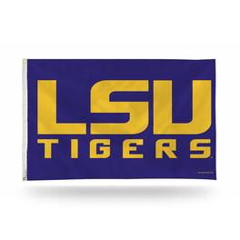 Rico Industries - LSU Tigers 3X5 Indoor Outdoor Banner Flag with grommets for hanging - Multi