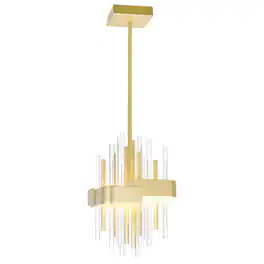 CWI Lighting - Millipede 8 in LED Mini Pendant - Satin Gold