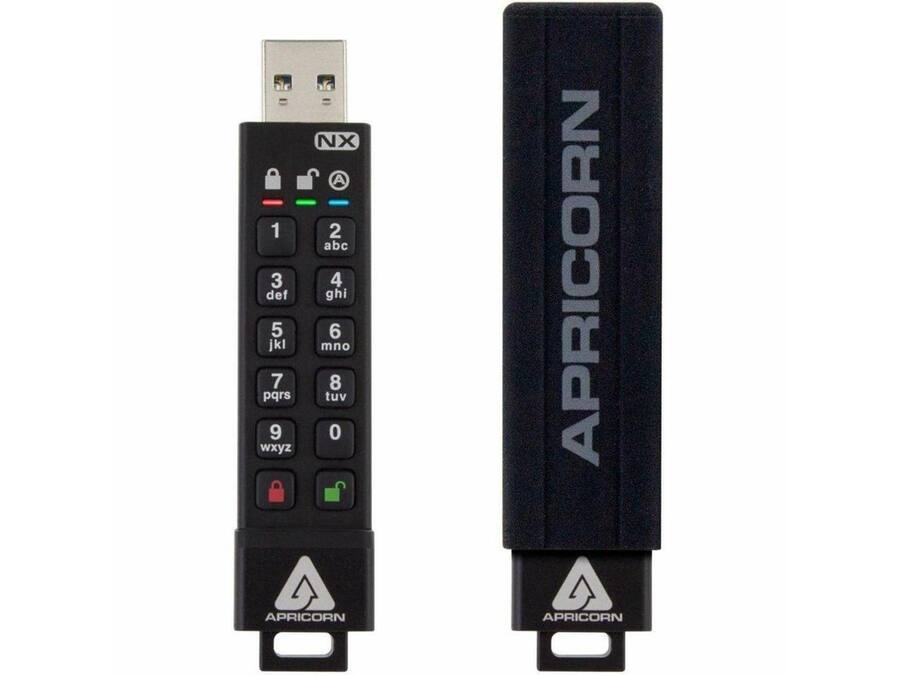 Apricorn 256GB Aegis Secure Key Encrypted USB 3.0 Flash Drive ASK3 NX ...