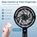 Easy Control at Your Fingertips
Control panel and remote
8 Wind Speeds
Auto Oscillation
12-Hour Timer
Spray Mode
LED Display
F3