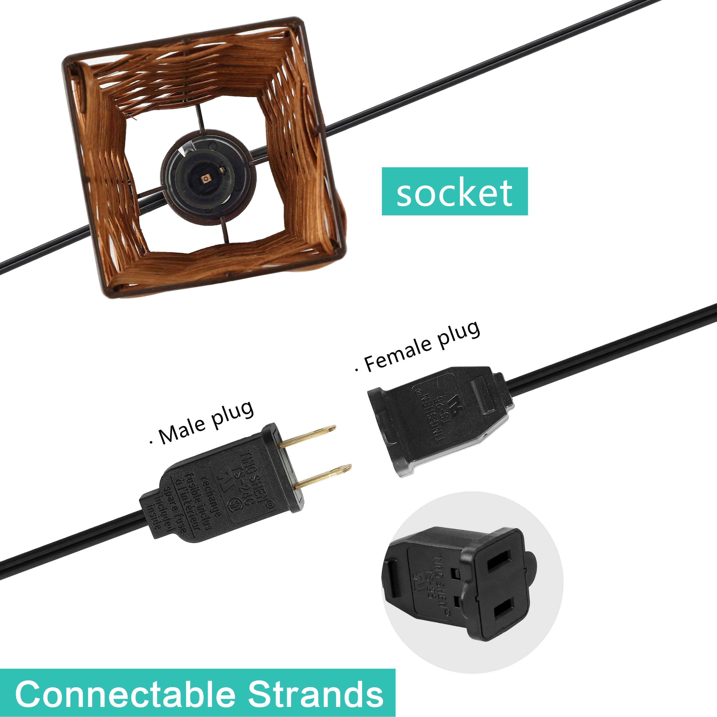 socket Male plug S TINGSHEN spare fusible inclus fusible rechange GA TS-240 inside included ruse inclus plug Female 25 a JINGUEN 15:28 T5 SNE Connectable Strands