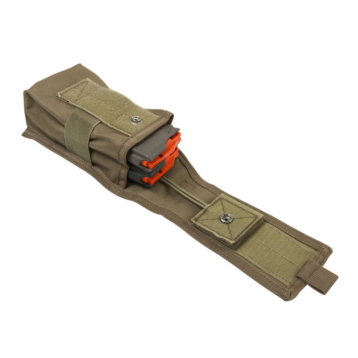 Alt View 2. NcSTAR - NcSTAR Vism MOLLE Pouch for Two 7.62x39 or 5.56 Caliber 30 Round Magazines or Two-Way Radio, Tan - Tan.