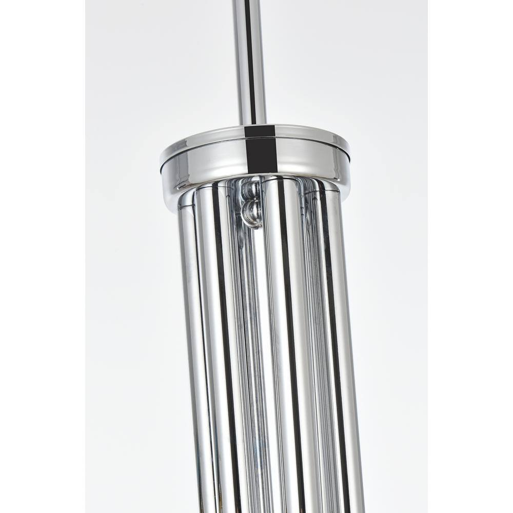 Alt View 1. Living District - Layne 30 inch chandelier in Chrome - Chrome.