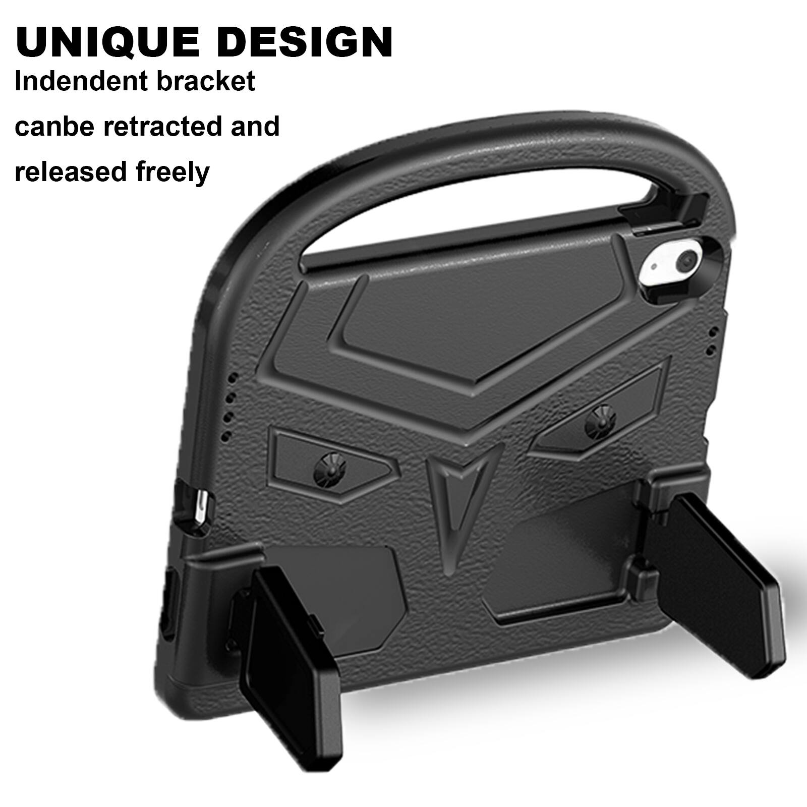 UNIQUE DESIGN  
Independent bracket can be retracted and released freely