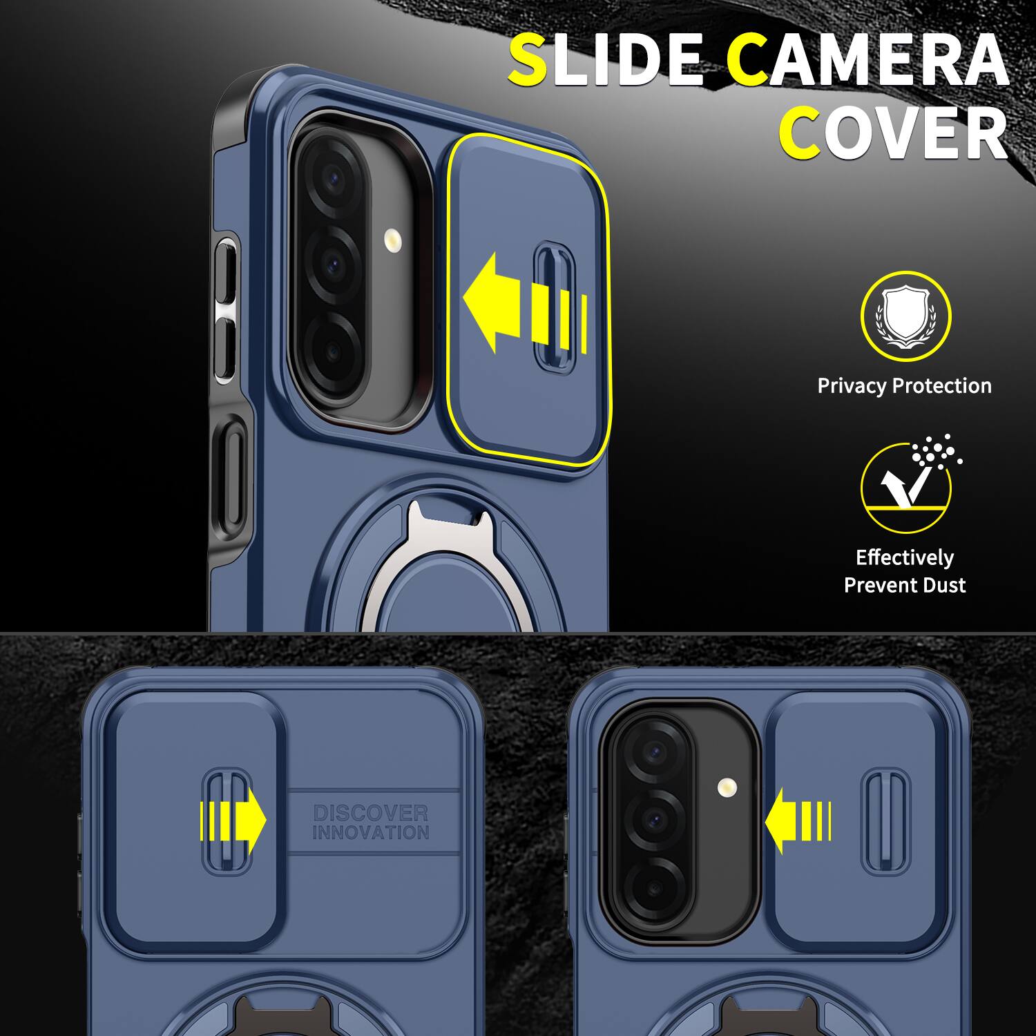 SLIDE CAMERA COVER

Privacy Protection

Effectively Prevent Dust

DISCOVER INNOVATION