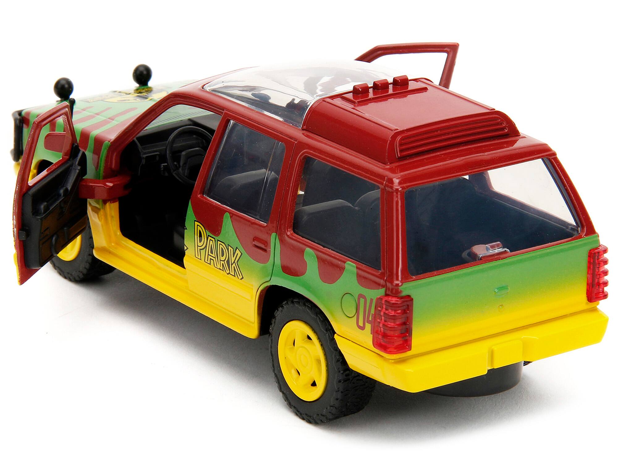 Jada Ford Explorer 1/32 Diecast Red Yellow Green 