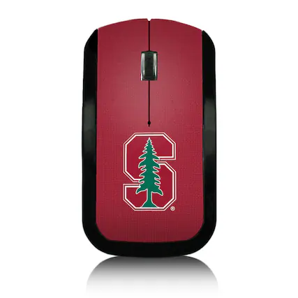 Front. Keyscaper - Stanford Cardinal Solid Design Wireless Mouse - Multicolor.