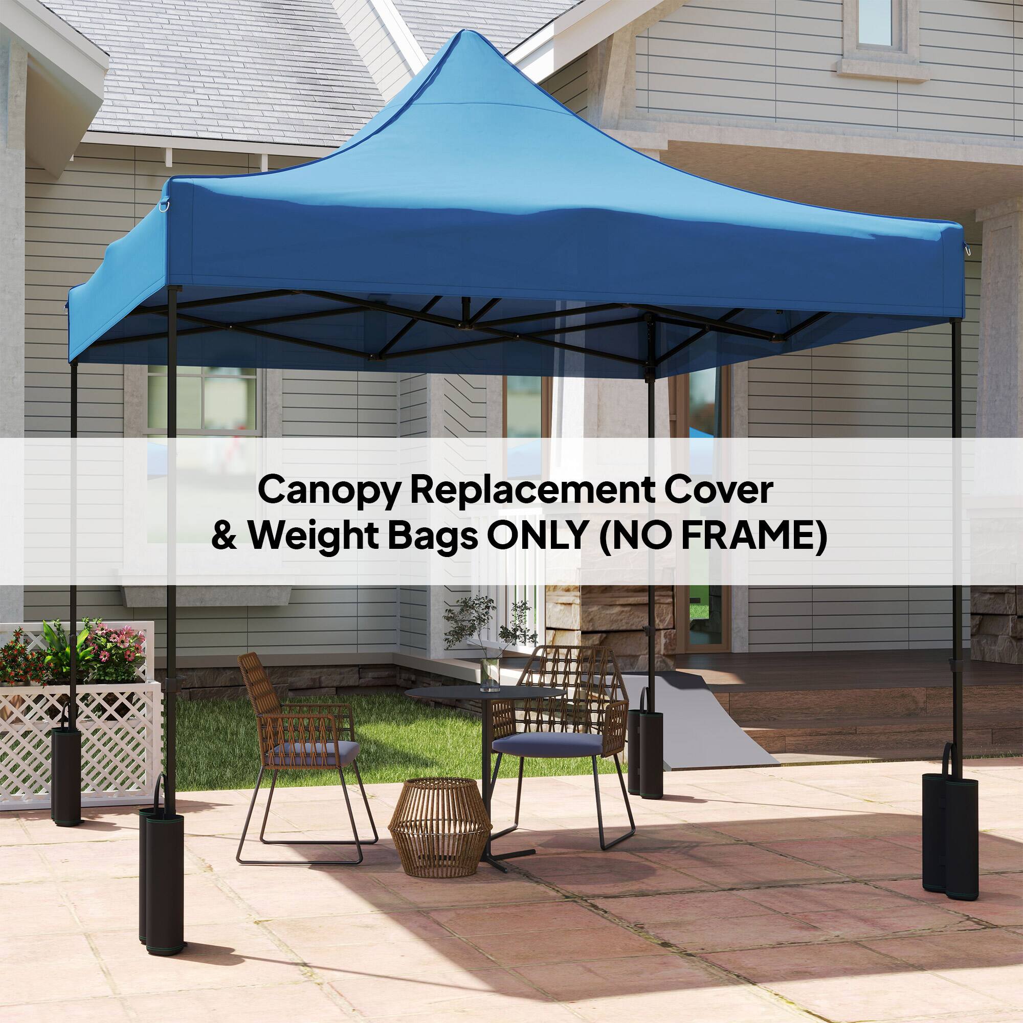 Canopy Replacement Cover & Weight Bags ONLY (NO FRAME)