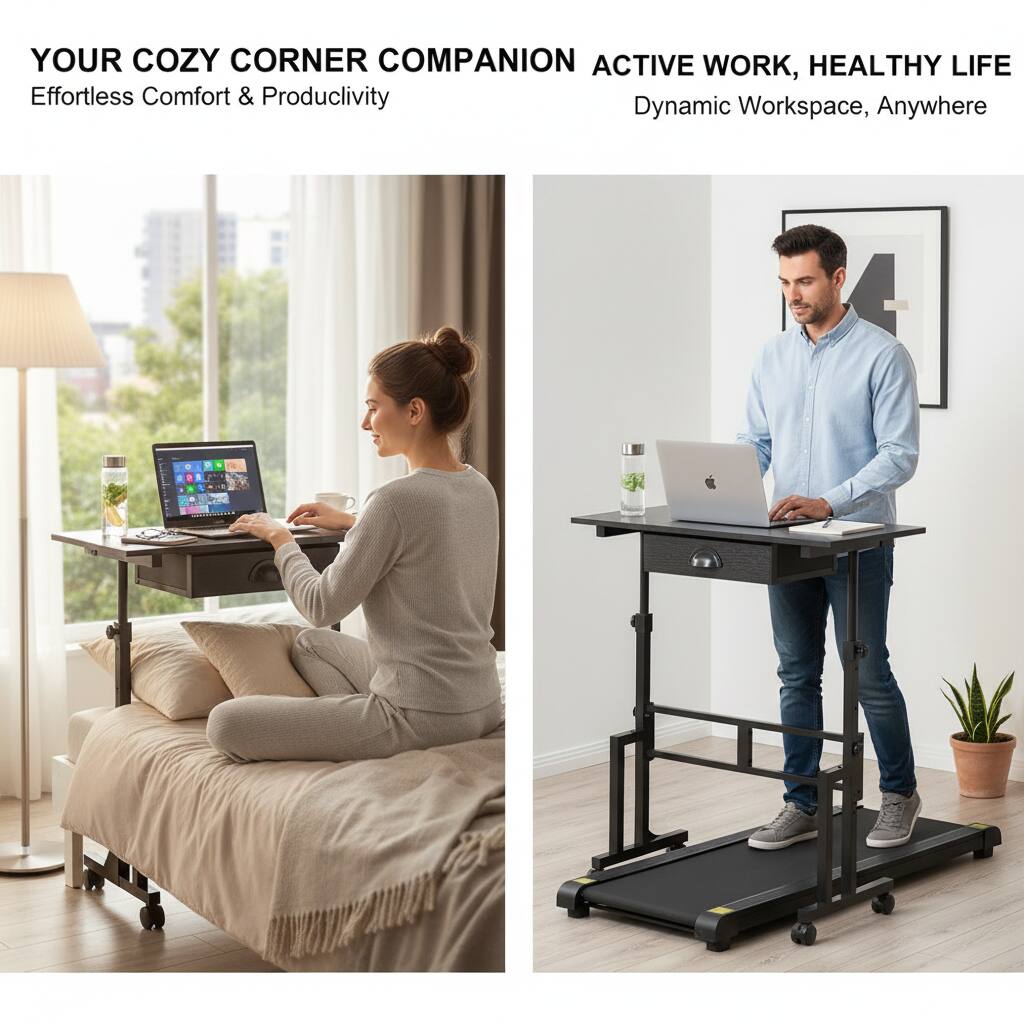YOUR COZY CORNER COMPANION  
Effortless Comfort & Productivity  

ACTIVE WORK, HEALTHY LIFE  
Dynamic Workspace, Anywhere