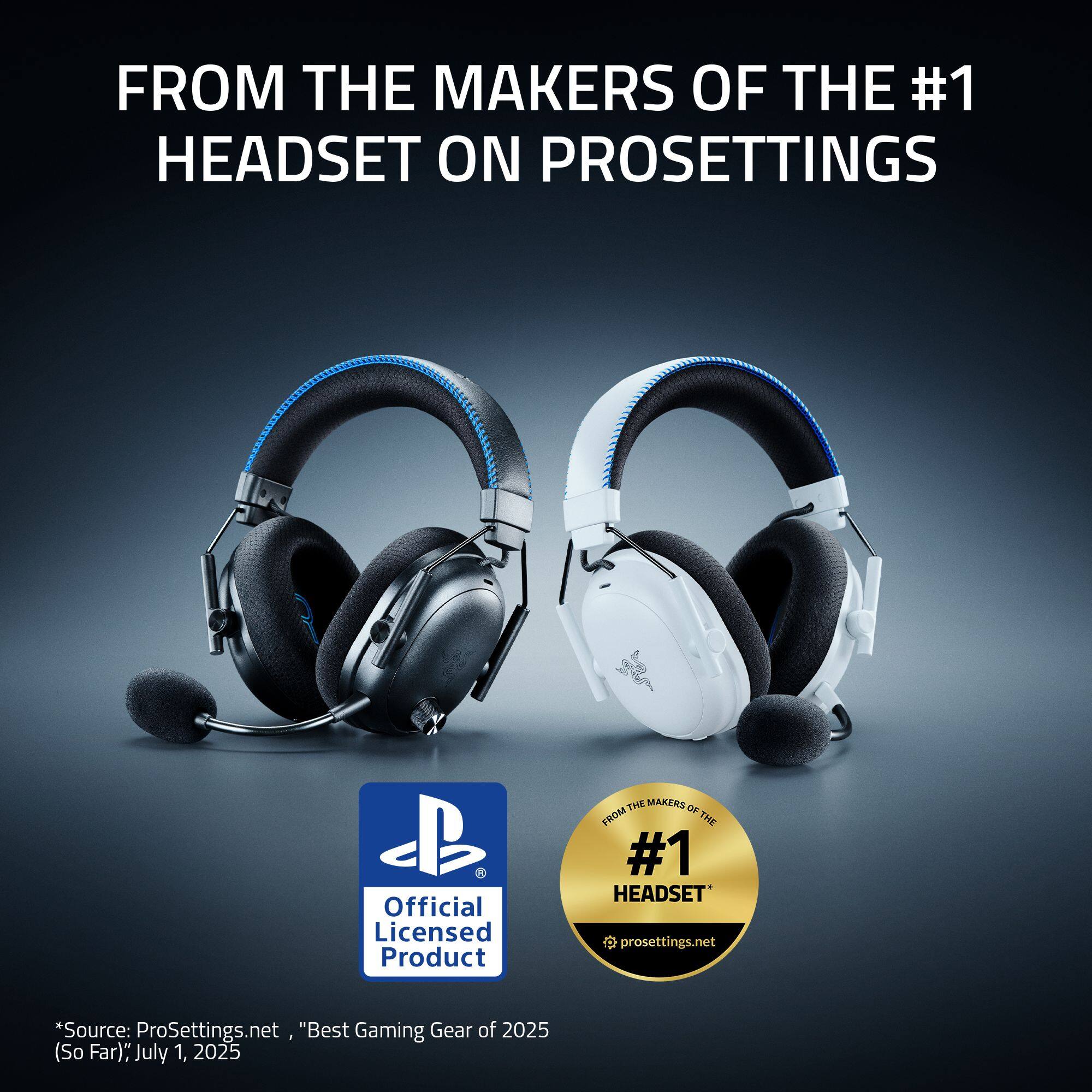 FROM THE MAKERS OF THE #1 HEADSET ON PROSETTINGS

Official Licensed Product

*Source: ProSettings.net "Best Gaming Gear of 2025 (So Far); July 1, 2025