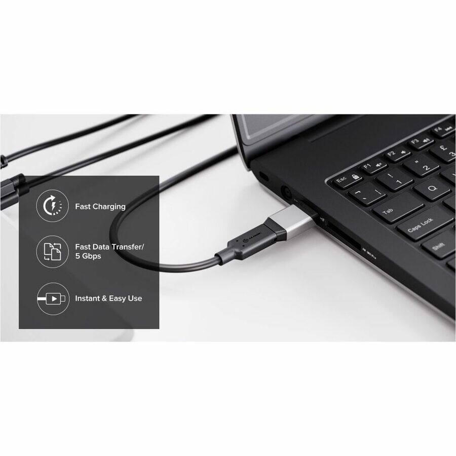 Fast Charging  
Fast Data Transfer/ 5 Gbps  
Instant & Easy Use