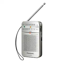 Panasonic - Portable Pocket AM/FM Radio, RF-P50 - Silver