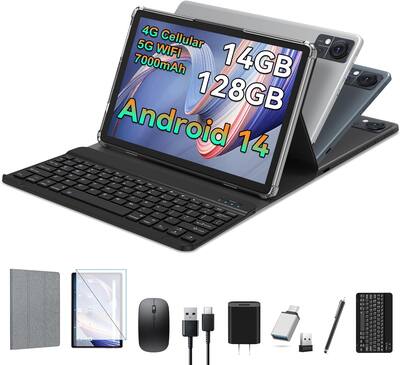 Qukenk Tablet 10.1 Inch Android 14, Octa Core, 128GB ROM 14GB RAM Qukenk Tablet 10.1 Inch Android 14, Octa Core, 128GB ROM 14GB RAM