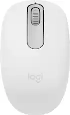 Front. Logitech - M196 Lightweight Bluetooth Wireless Optical Mouse Compact 3-Button Ambidextrous Mouse with Smooth Tracking - Off-White.