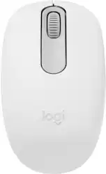 Logitech - M196 Lightweight Bluetooth Wireless Optical Mouse Compact 3-Button Ambidextrous Mouse with Smooth Tracking - Wireless - Off-White - Front_Zoom