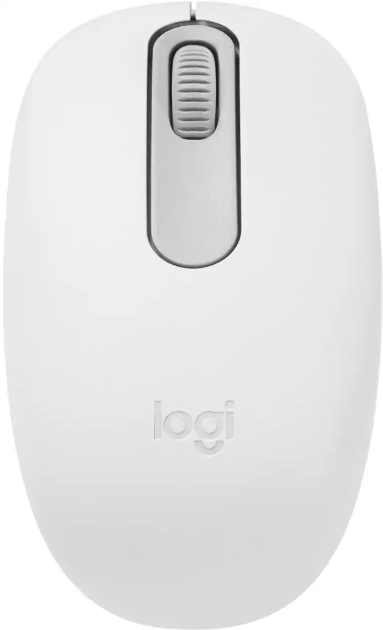 Logitech - M196 Lightweight Bluetooth Wireless Optical Mouse Compact 3-Button Ambidextrous Mouse with Smooth Tracking - Wireless - Off-White