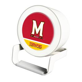 Keyscaper - Maryland Terrapins Night Light Charger and Bluetooth Speaker - White