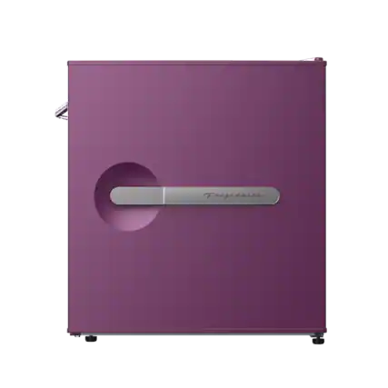 Front. Frigidaire - Frigidaire 1.6 cu ft Compact Mini Fridge, Perfect for Home or Office, Retro Series, Plum, 1.6 cu ft - Purple.