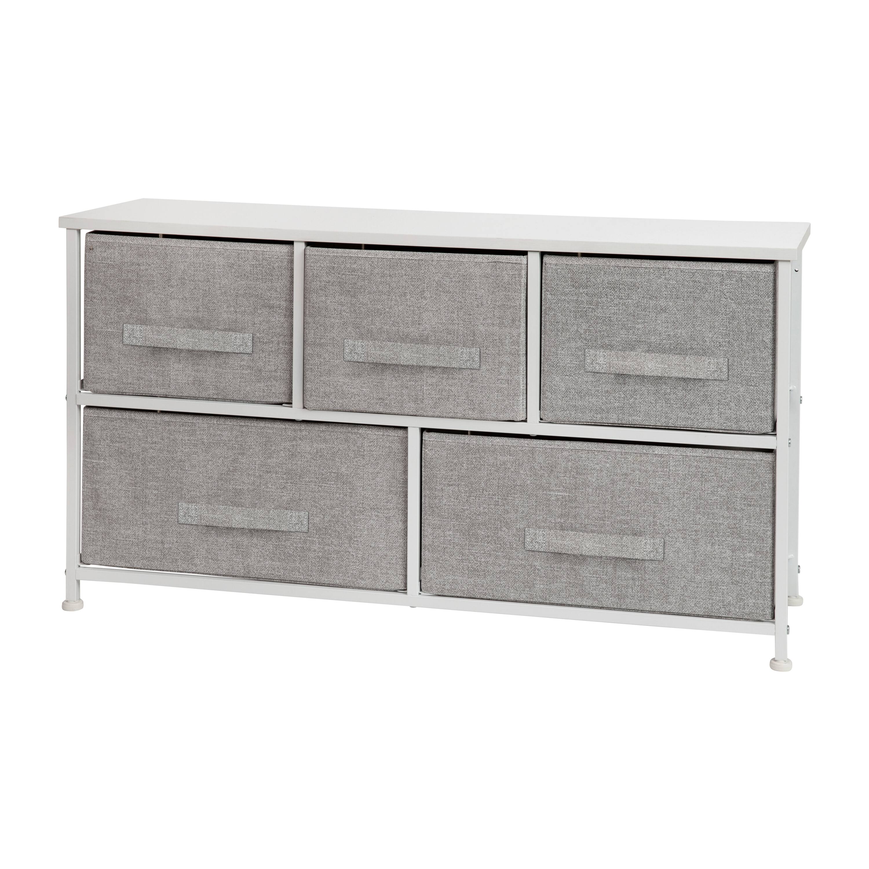 Gray Drawers/White Frame