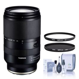 Bundle - Tamron - 18-300mm f/3.5-6.3 Di III-A VC VXD Lens for Sony E with 67mm UV and CPL Filters, Cleaning Kit
