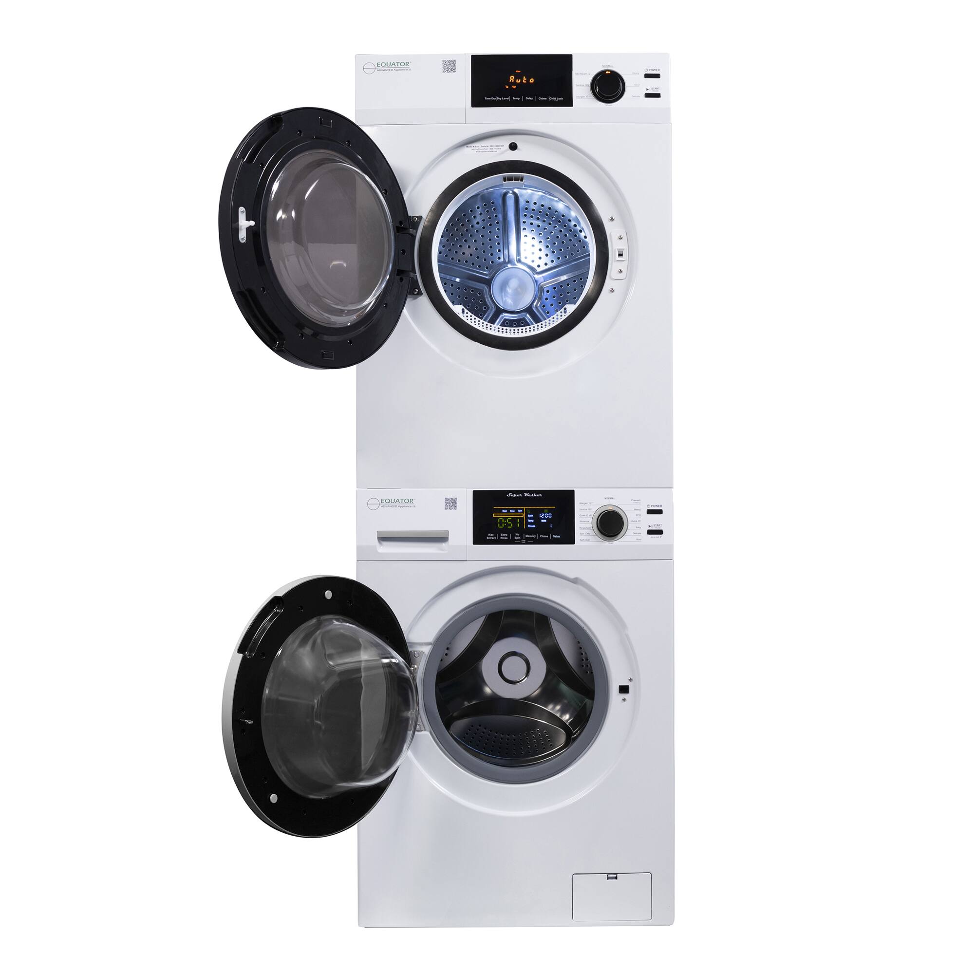 E. ENERGY WASH PACK 2個セット Equator 1.62 cu.ft. Pet Compact 110V Vented/Ventless 15 lbs