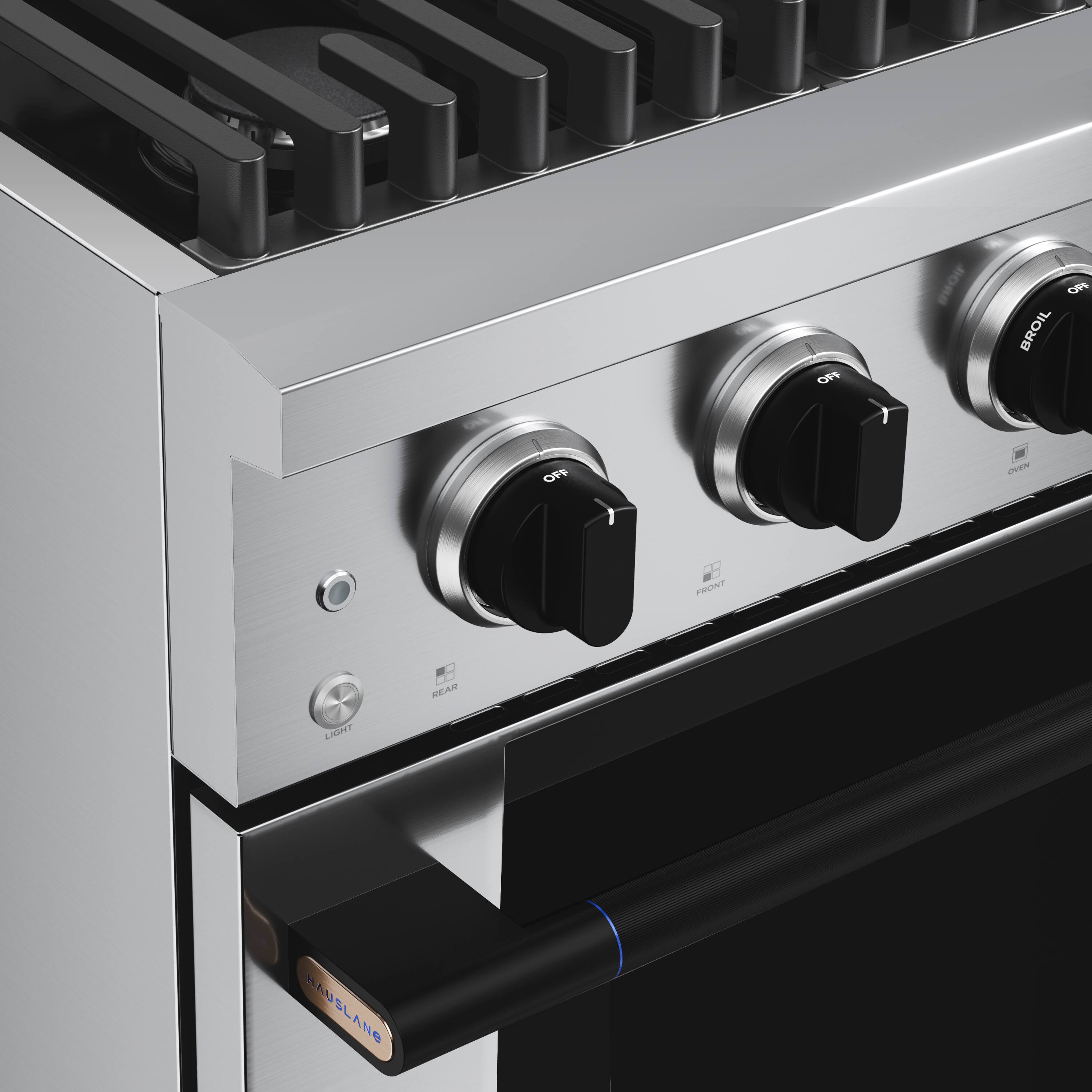 ON/OFF  
BROIL  
OVEN  
FRONT  
REAR  
LIGHT  
BAUSLANG