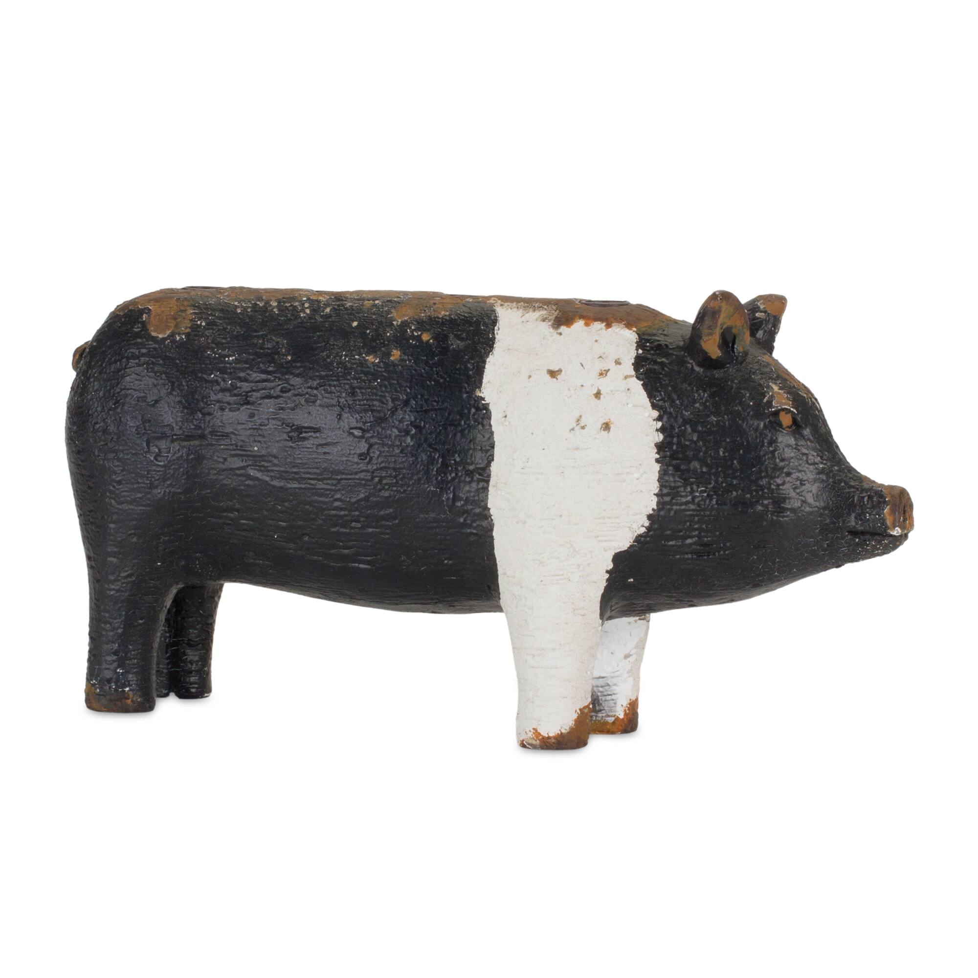 Back. BreeBe - Farm Animal Candle Holder (Set of 4) - White, Brown, Black.