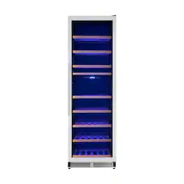 Forno Appliances - Avellino 94-Bottle Dual Zone Wine Cooler - Stainless Steel