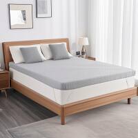 Left. Vipbear - Vipbear 4" King Size, Firm to Extra Firm Reversible High-Density Memory Foam Mattress, with Removable Cover - Gray.