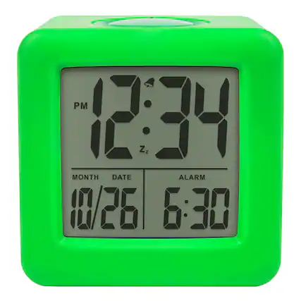 PM 12:34 Zz MONTH DATE ALARM 10/26 6:30