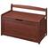 Alt View 5. VEVOR - Wooden Toy Chest for Kids, Toddler Toy Storage Box with Flip-Top Lid and Safety Hinge, 32.68 x 17.91 x 24.02" Large Kids - Brown.