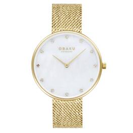 Obaku - Women's Glans Dial Watch - V288LXGWHG - White