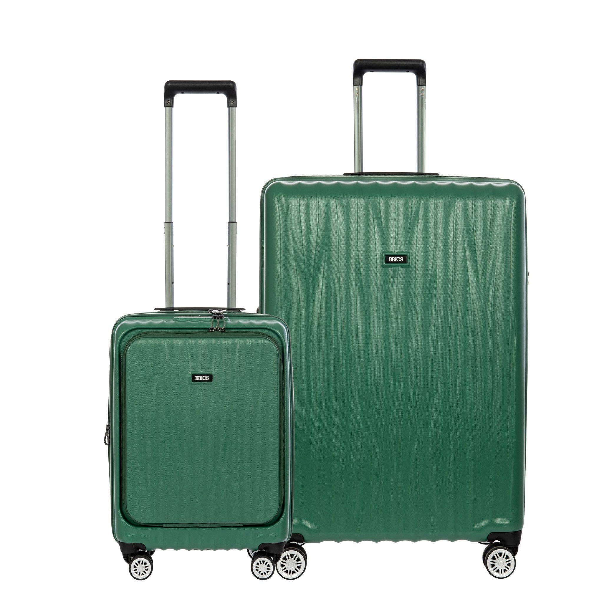 Front. Bric's - Bric's Cervia 2-Piece Spinner Set, Dark Emerald - Dark Emerald.