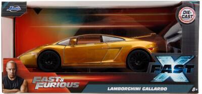 Jada Toys 1:24 Fast & Furious X Gold Lamborghini Gallardo Jada Toys 1:24 Fast & Furious X Gold Lamborghini Gallardo