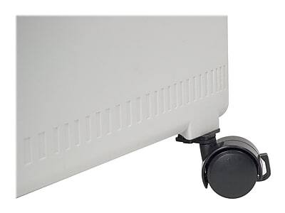 Alt View 1. Storex - Deluxe 2-Drawer Mobile Vertical File Cabinet, Letter Size, Lockable, 23"H x 15"W x 19"D - Metal.