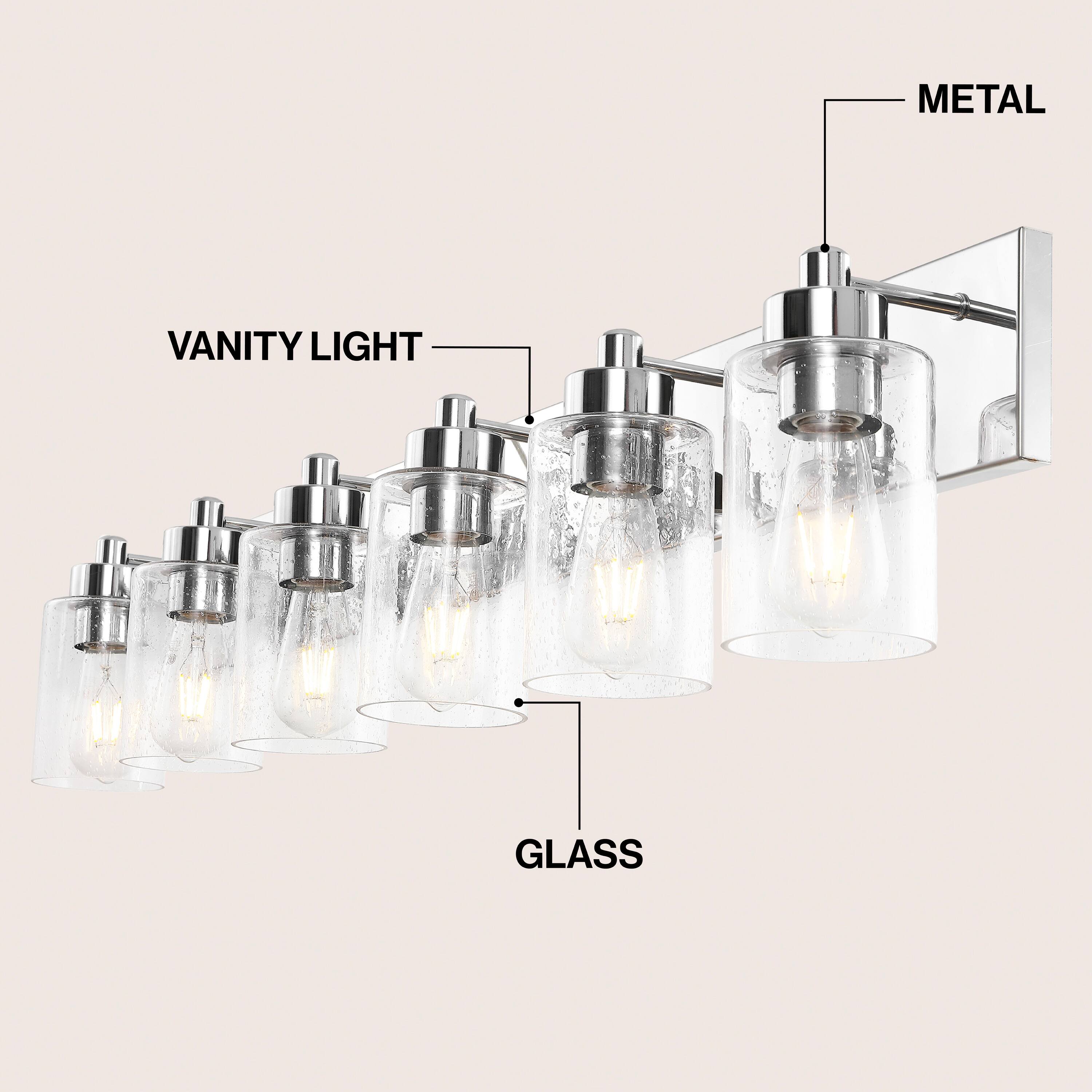 METAL VANITY LIGHT GLASS