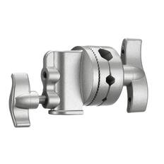 Front. Neewer - Heavy-Duty 2.5" Grip Head Mount - Multi-Size Adapter for Light Stands, Booms & Photo Gear - Silver.