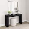 Plank+Beam - Grande Console Table (56in / 1420mm) - Black Wirebrush