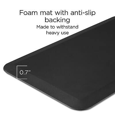 Foam mat with anti-slip backing  
Made to withstand heavy use  
0.7"