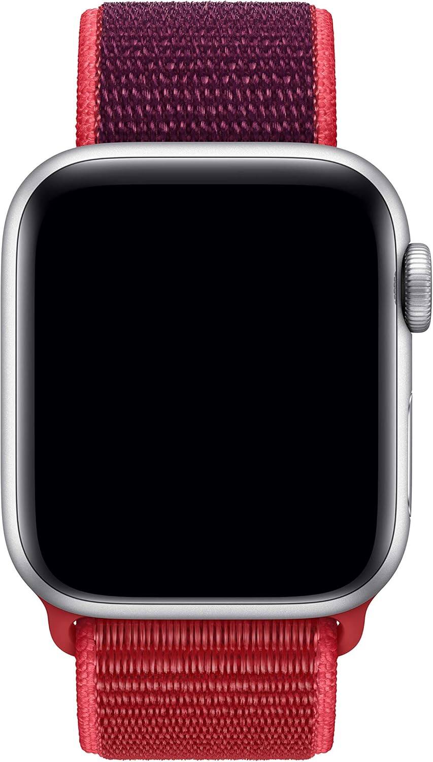 Alt View 2. Apple - Apple Watch Band - Sport Loop (40mm) (PRODUCT) RED - Regular - Red.