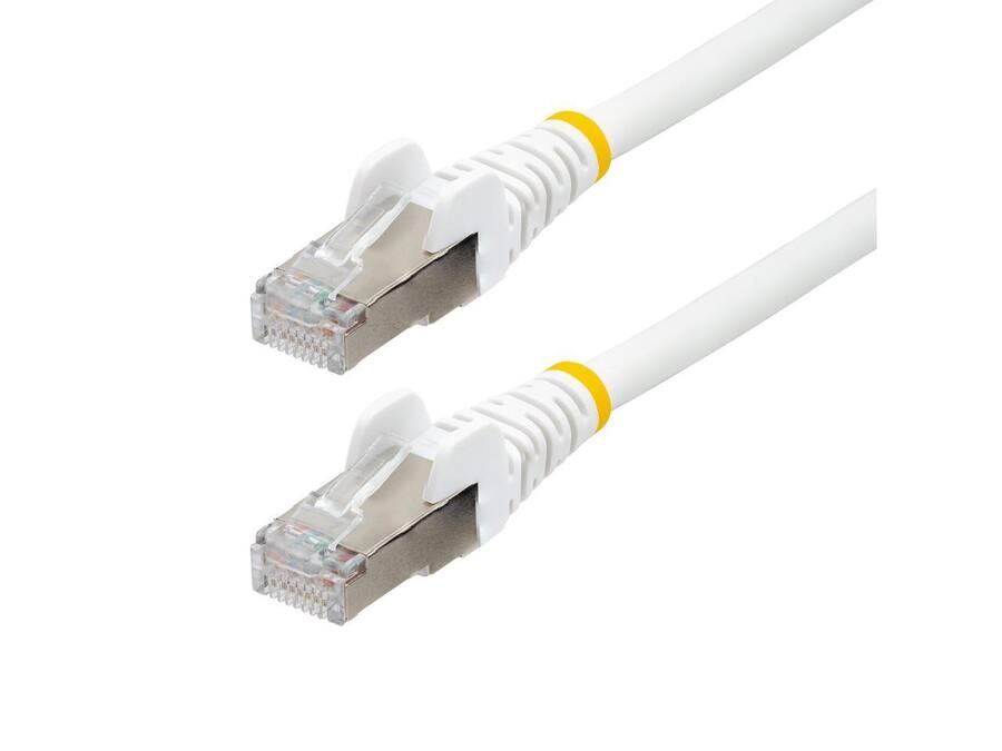 StarTech.com StarTech 6in CAT6a LSZH 10GbE Patch Cable White, 100W ...