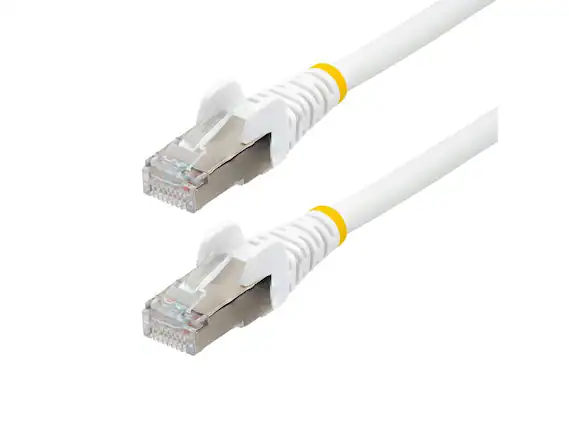 Front. StarTech.com - StarTech 1ft CAT6a LSZH Ethernet Cable - 10GbE 500MHz 100W PoE++ Snagless Patch Cord.