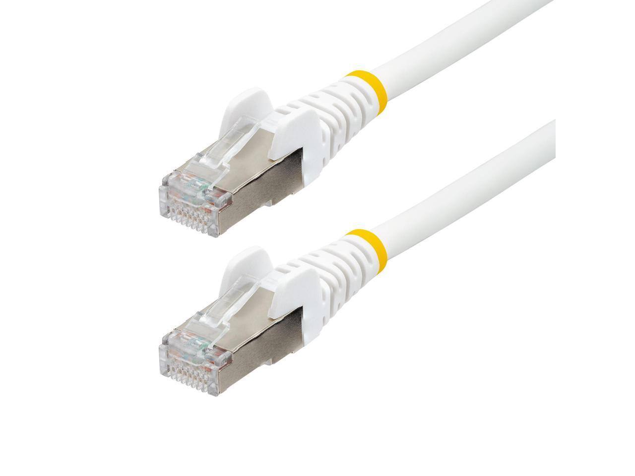 Front. StarTech.com - StarTech 1ft CAT6a LSZH Ethernet Cable - 10GbE 500MHz 100W PoE++ Snagless Patch Cord.