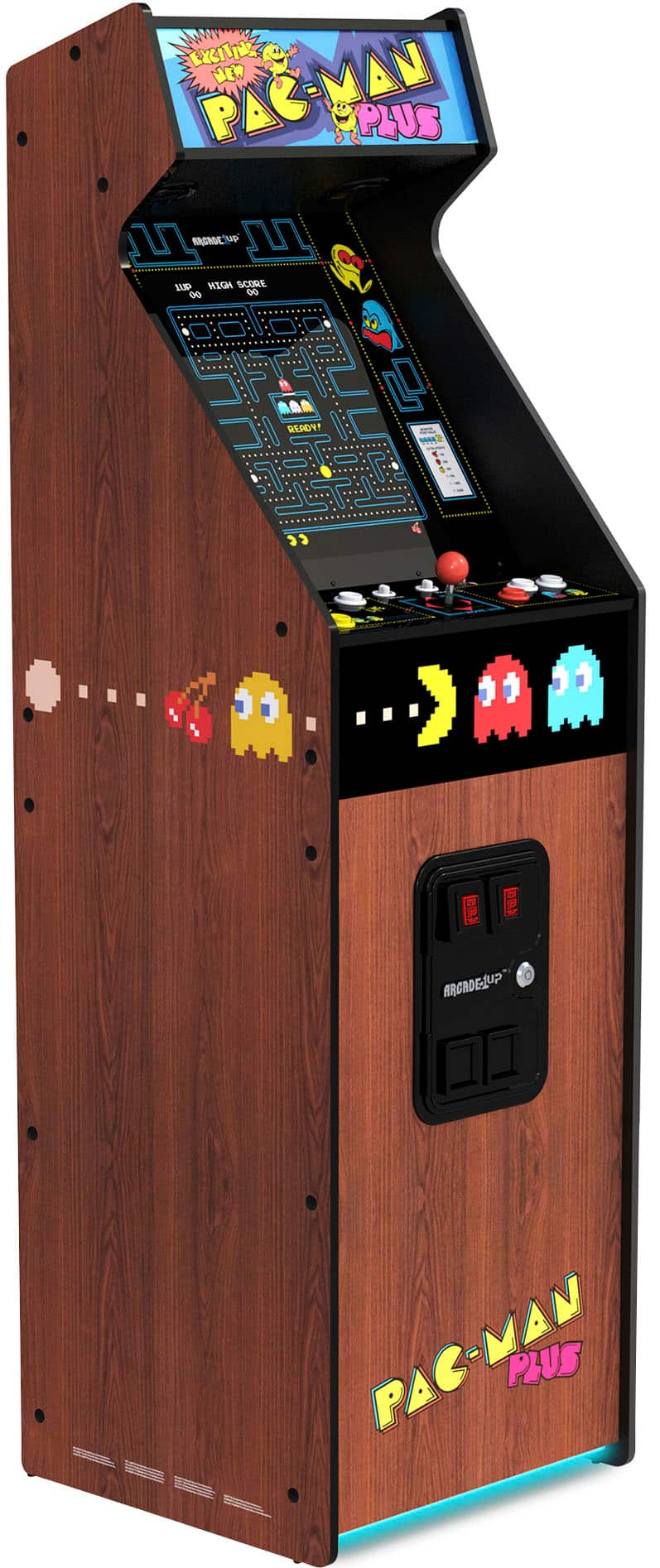 Arcade1Up Pacman Plus Deluxe Limited Edition Arcade Console Brown ...