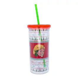 Silver Buffalo - The Golden Girls Holiday Sweater Carnival Cup With Lid and Straw - Red