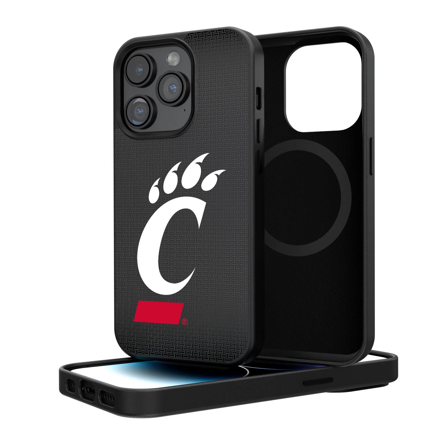 Keyscaper - NCAA - Cincinnati Bearcats Linen Logo iPhone Magnetic Bump Case - 15 - Black price history on PriceWatchPro