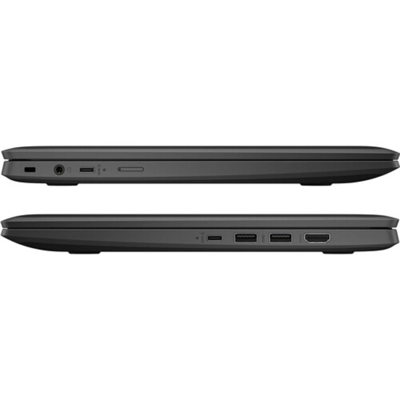Alt View 4. HP - Fortis G11 Chromebook 14" Intel N100 0.8 GHz 4 GB 32GB SSD Intel UHD Graphics ChromeOS - Black.